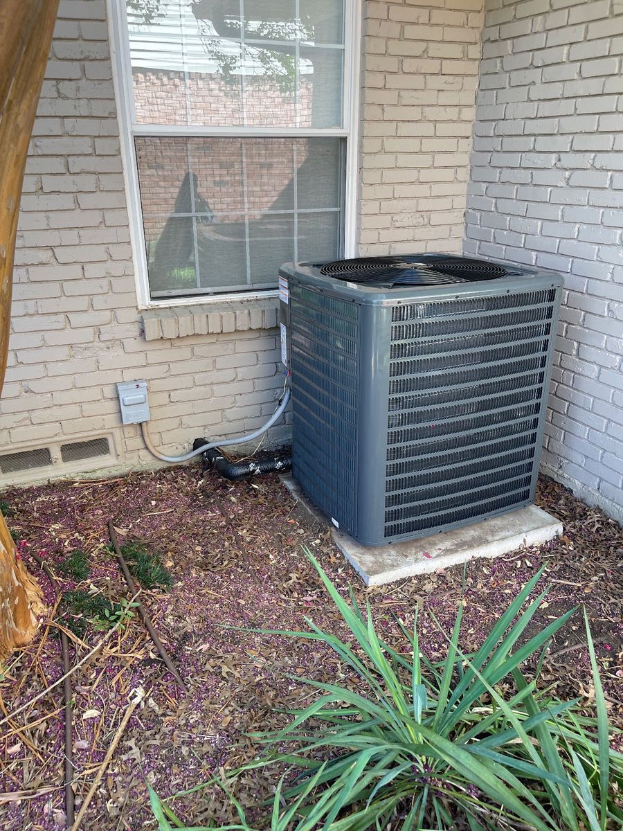 The AC Factory AC replacement install serving Lantana TX